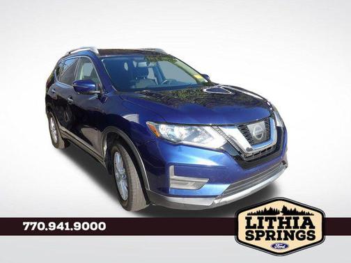 Caspian Blue 2017 Nissan Rogue SV