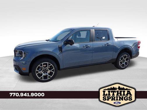 Azure Gray Metallic Tri-Coat 2026 Ford Maverick Lariat