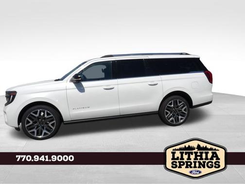 White Metallic 2026 Ford Expedition Max Platinum