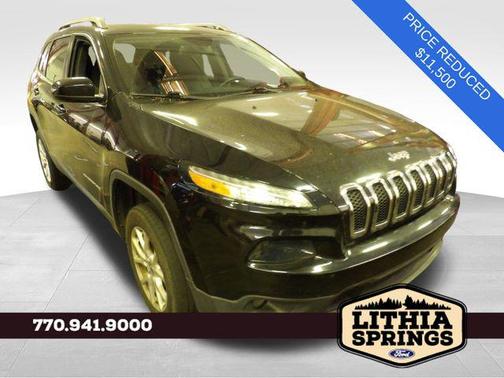 Diamond Black Crystal Pearlcoat 2017 Jeep Cherokee Latitude