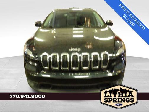 Diamond Black Crystal Pearlcoat 2017 Jeep Cherokee Latitude