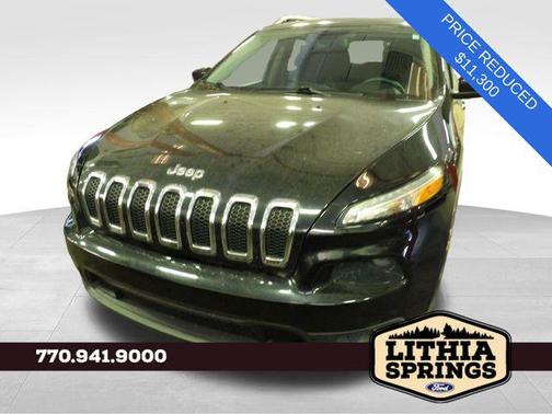 Diamond Black Crystal Pearlcoat 2017 Jeep Cherokee Latitude
