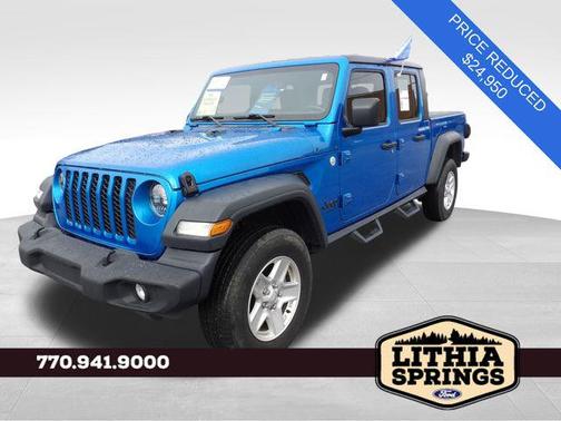 Hydro Blue Pearlcoat 2020 Jeep Gladiator Sport S