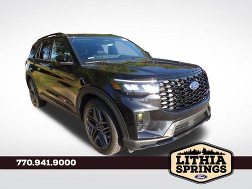 Agate Black Metallic 2025 Ford Explorer ST