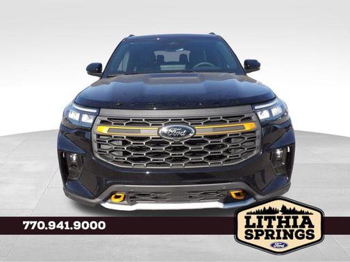 Agate Black Metallic 2026 Ford Explorer Tremor
