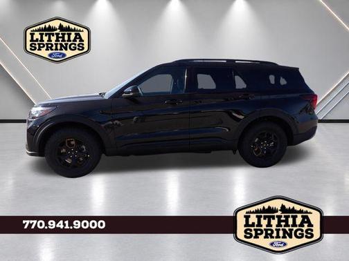 Agate Black Metallic 2026 Ford Explorer Tremor