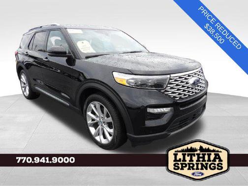 Agate Black Metallic 2023 Ford Explorer Platinum