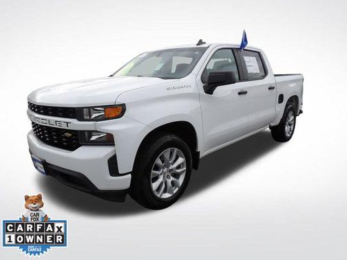 Summit White 2020 Chevrolet Silverado 1500 Custom