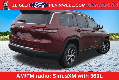 Velvet Red Pearlcoat 2024 Jeep Grand Cherokee L Limited