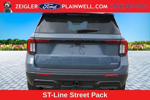 Vapor Blue 2025 Ford Explorer ST-Line