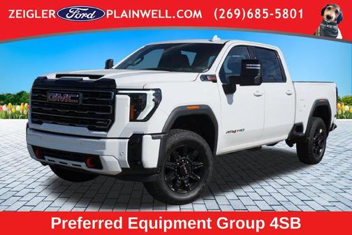 Summit White 2025 GMC Sierra 2500 AT4