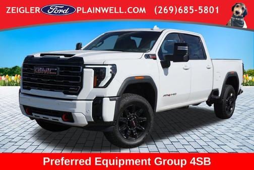 Summit White 2025 GMC Sierra 2500 AT4