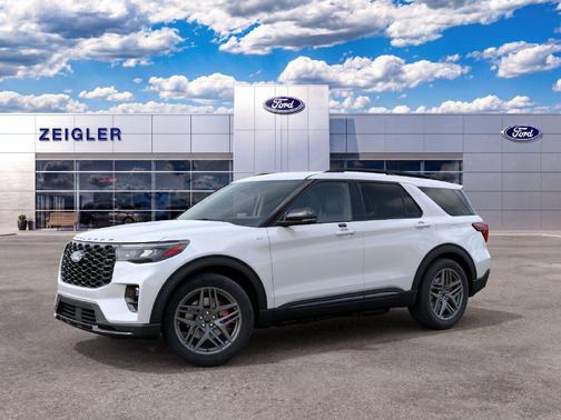 White Metallic 2027 Ford Explorer ST-Line