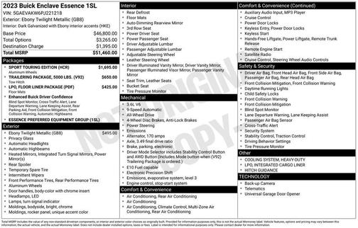 2023 Buick Enclave Essence AWD