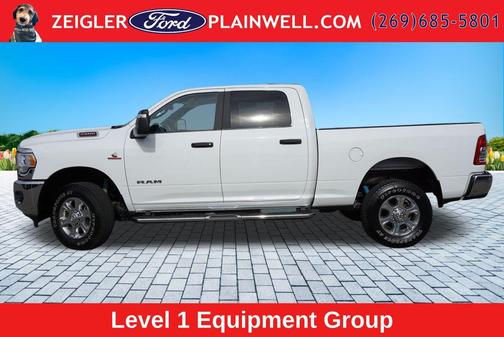 Bright White Clearcoat 2024 RAM 2500 Big Horn Crew Cab 4x4 6'4' Box