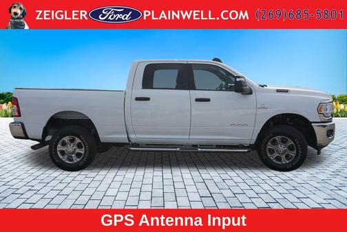 Bright White Clearcoat 2024 RAM 2500 Big Horn Crew Cab 4x4 6'4' Box
