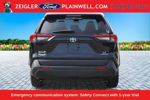 Midnight Black Metallic 2022 Toyota RAV4 Hybrid LE