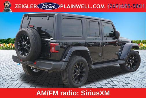 Black Clearcoat 2023 Jeep Wrangler 4xe Sahara