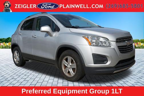 Silver Ice Metallic 2016 Chevrolet Trax LT