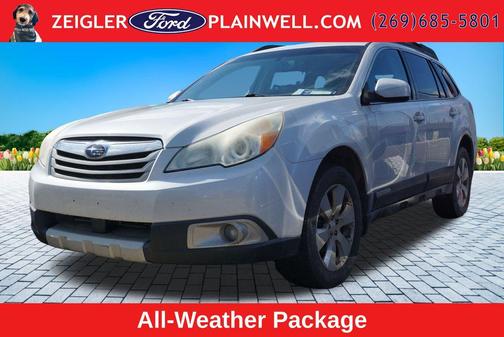 Satin White Pearl 2010 Subaru Outback 2.5 i Premium