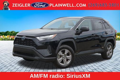 Midnight Black Metallic 2023 Toyota RAV4 Hybrid LE