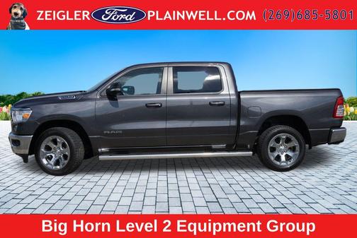Granite Crystal Metallic Clearcoat 2021 RAM 1500 Big Horn/Lone Star