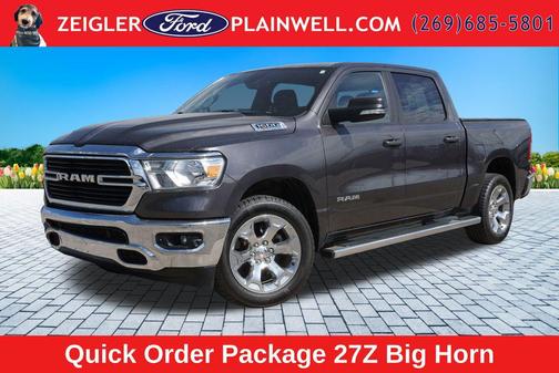 Granite Crystal Metallic Clearcoat 2021 RAM 1500 Big Horn/Lone Star