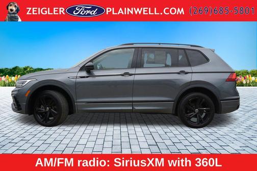 Gray 2023 Volkswagen Tiguan 2.0T SE R-Line Black 4MOTION