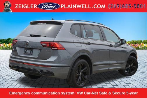 Gray 2023 Volkswagen Tiguan 2.0T SE R-Line Black 4MOTION