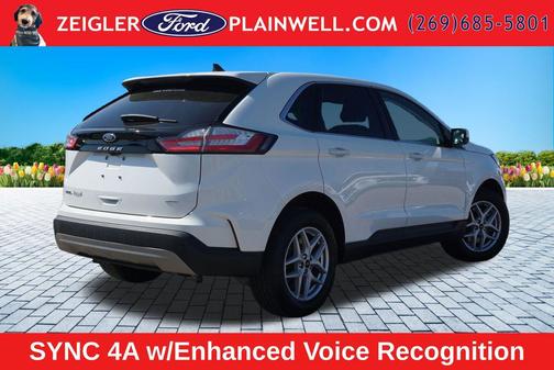 White Metallic 2023 Ford Edge SEL