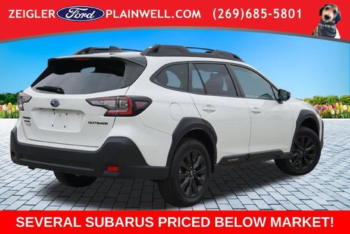 Crystal White Pearl 2025 Subaru Outback Onyx Edition