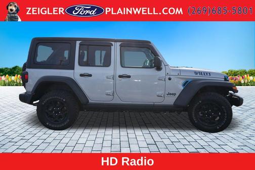 Silver Zynith Clearcoat 2023 Jeep Wrangler 4xe Base