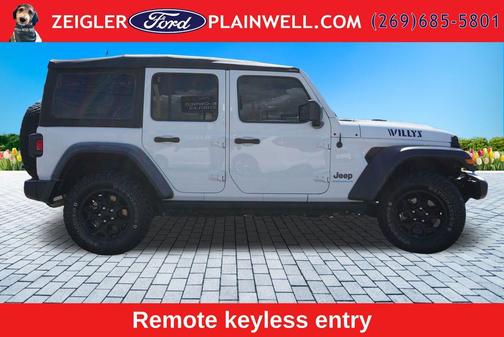 Bright White Clearcoat 2023 Jeep Wrangler 4xe Willys