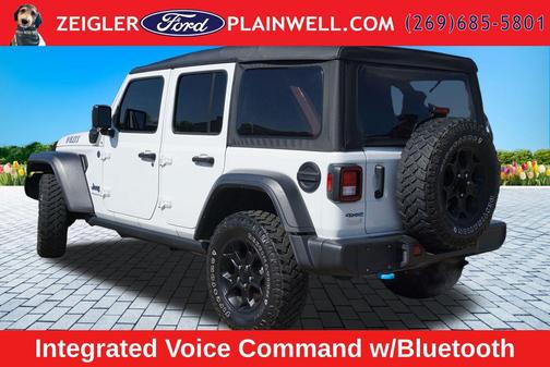 Bright White Clearcoat 2023 Jeep Wrangler 4xe Willys