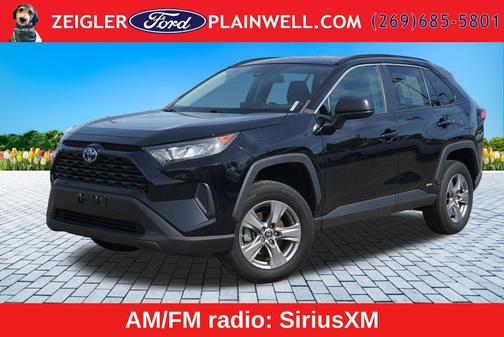 Midnight Black Metallic 2022 Toyota RAV4 Hybrid LE