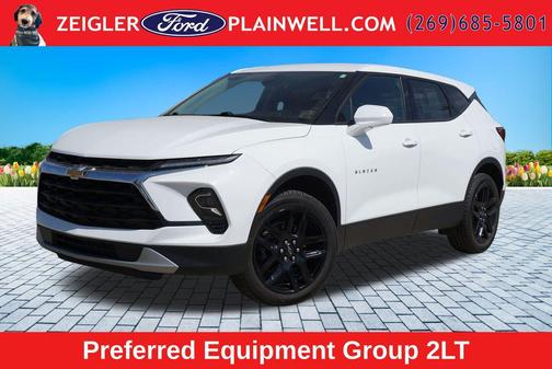 Summit White 2023 Chevrolet Blazer 2LT