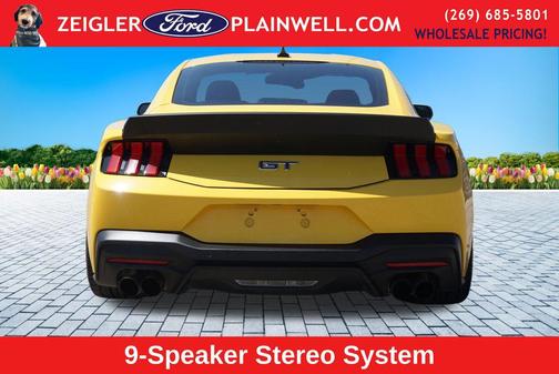 Yellow 2024 Ford Mustang GT