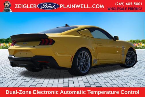 Yellow 2024 Ford Mustang GT