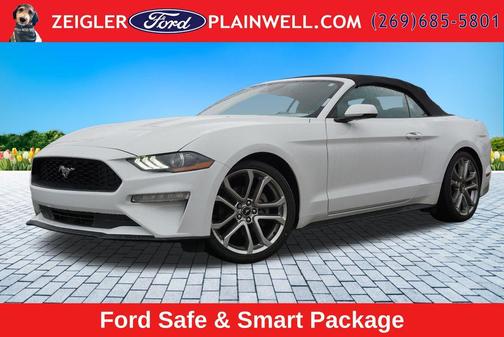 Oxford White 2022 Ford Mustang EcoBoost Premium