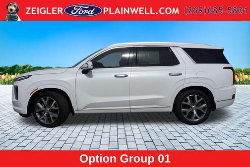 Hyper White 2022 Hyundai PALISADE Limited