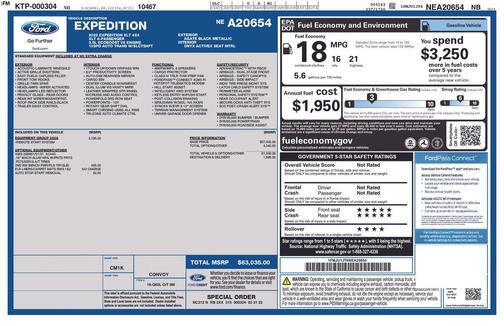 Black Metallic 2022 Ford Expedition XLT