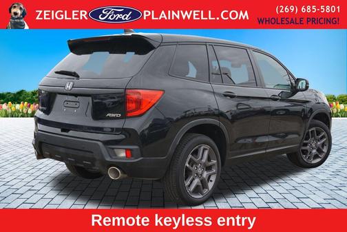 Black 2022 Honda Passport AWD EX-L