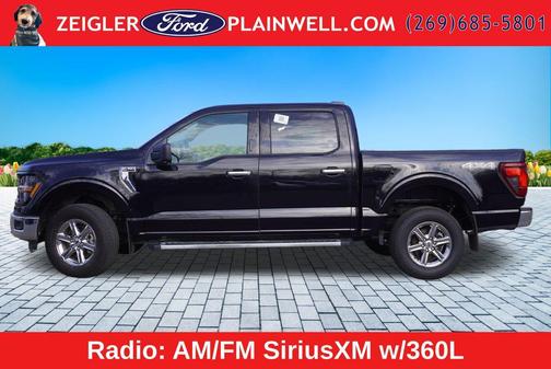 Black 2024 Ford F-150 XLT