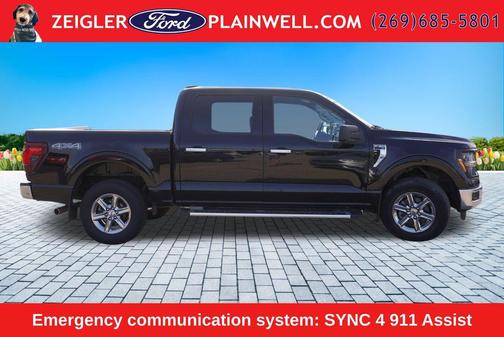 Black 2024 Ford F-150 XLT