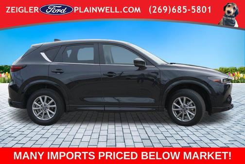 Jet Black Mica 2025 Mazda CX-5 2.5 S Preferred Package