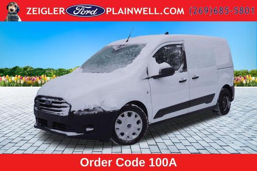 Frozen White 2021 Ford Transit Connect XL Cargo Van