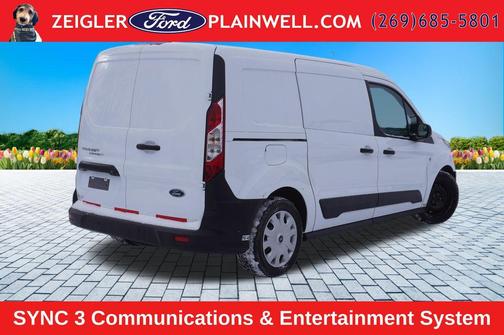 Frozen White 2021 Ford Transit Connect XL Cargo Van