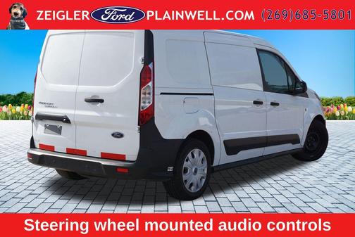 Frozen White 2021 Ford Transit Connect XL Cargo Van