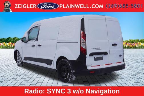 Frozen White 2021 Ford Transit Connect XL Cargo Van