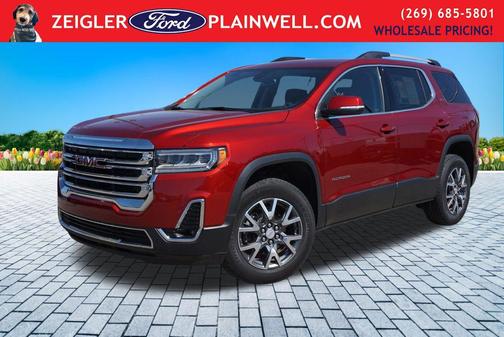 Volcanic Red Tintcoat 2023 GMC Acadia AWD SLT